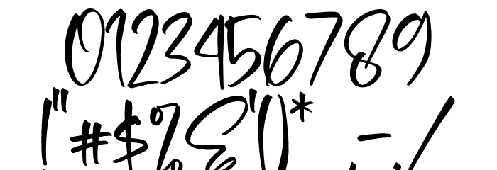 Registeria Font OTHER CHARS