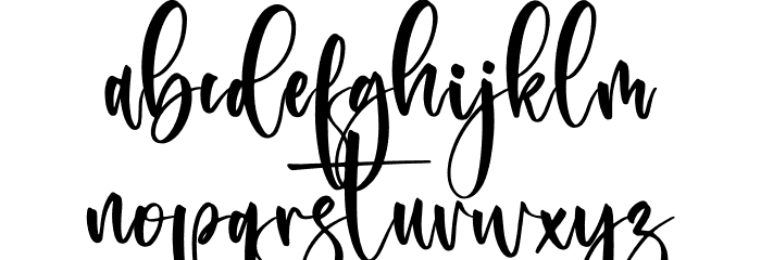 Registeria Font LOWERCASE