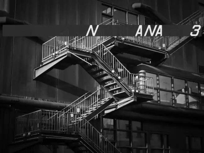 Registration Number ANA I v3 Font examples