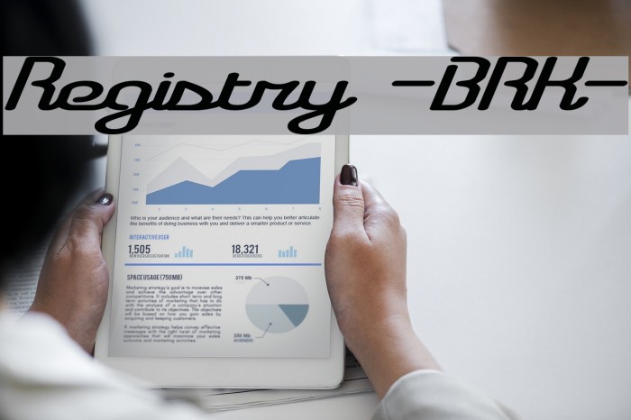Registry -BRK- Font examples