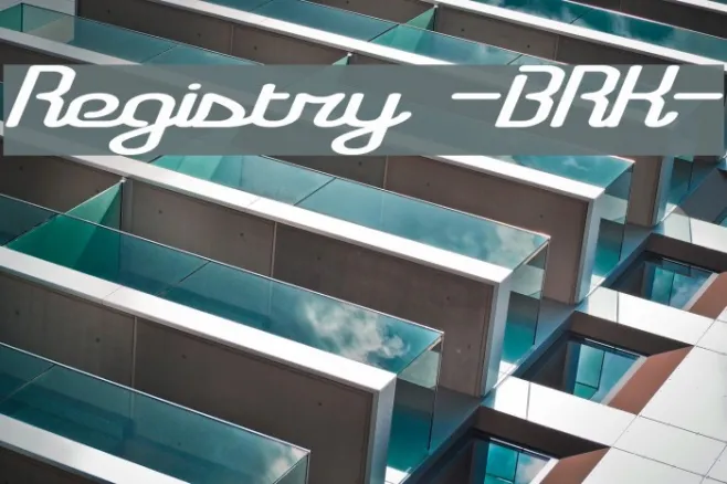Registry -BRK- Example 2