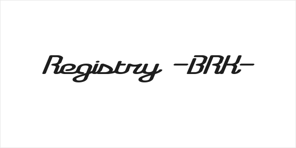 Registry -BRK- Logo