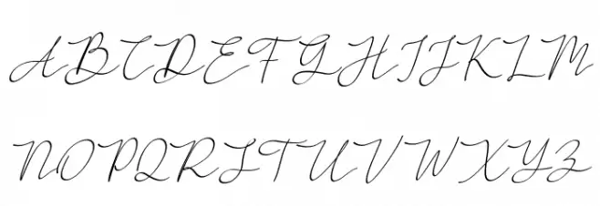 Regitta FREE Font UPPERCASE