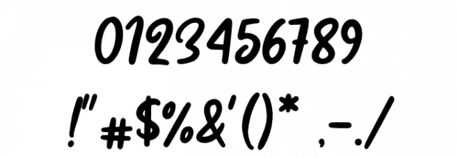 Regitta Font OTHER CHARS