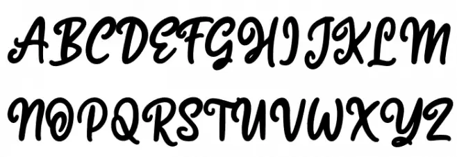 Regitta Schriftart Groß