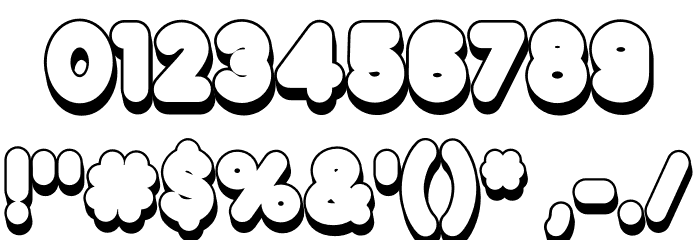 Reglisse-Back Font Alte caractere