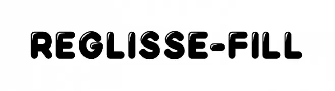 Reglisse-Fill  नि: शुल्क फ़ॉन्ट्स डाउनलोड