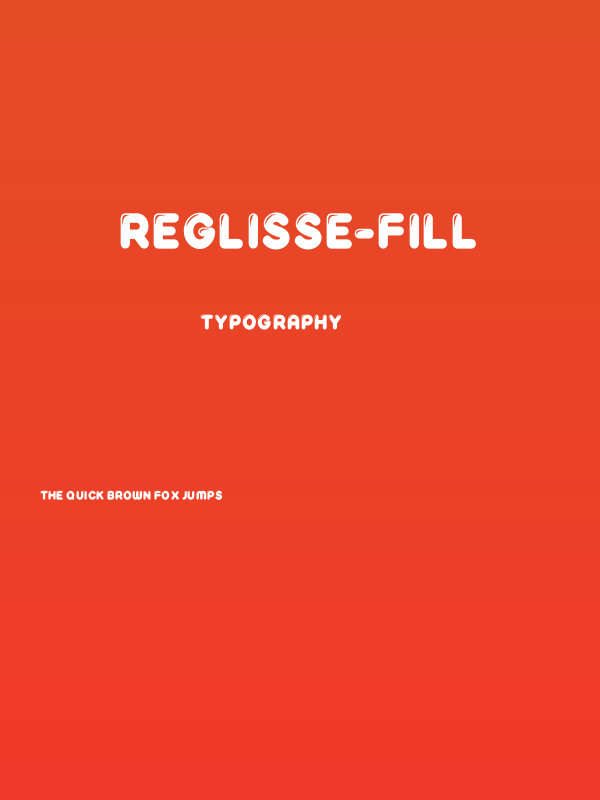 Reglisse-Fill Poster