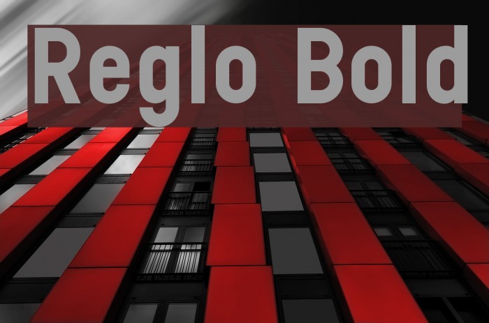 Reglo Bold Font examples
