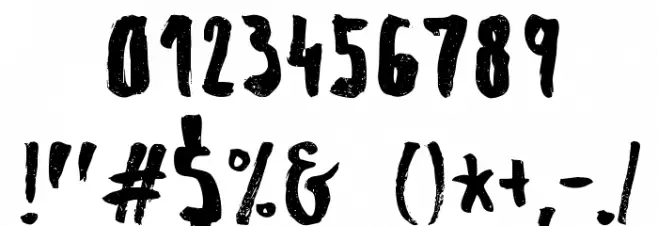 Regolith1 Font OTHER CHARS