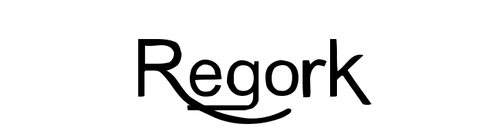 Regork  Frei Schriftart Herunterladen