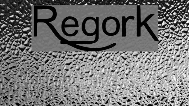 Regork Font examples