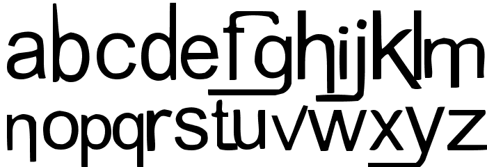 Regork Font LOWERCASE