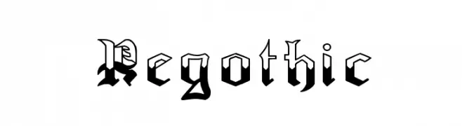 Regothic  Free Fonts Download