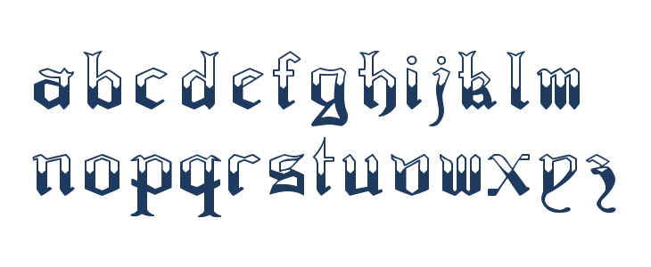 Regothic Lowercase