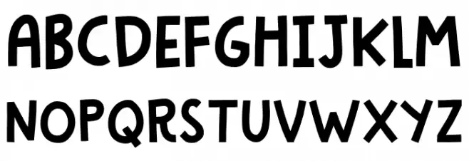 Regulaire DEMO Regular Caratteri MAIUSCOLE