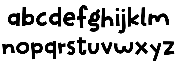 Regulaire DEMO Regular Font LOWERCASE