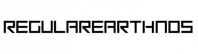 Regular Earth Nos  Free Fonts Download