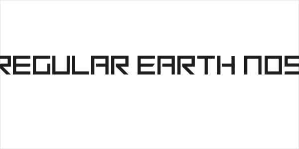 Regular Earth Nos Logo