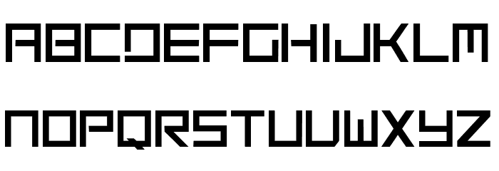 Regular Earth Nos Font LOWERCASE