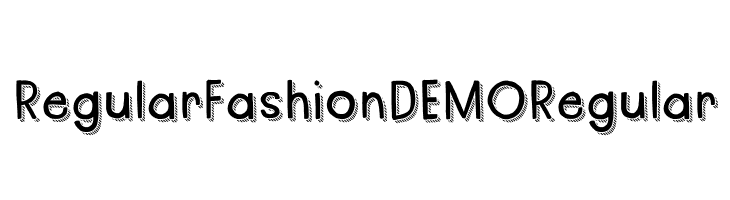 Regular Fashion DEMO Regular Polices