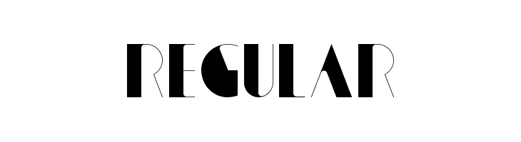 Regular  Free Fonts Download