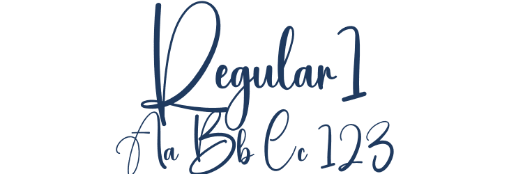 Regular1 Font Preview