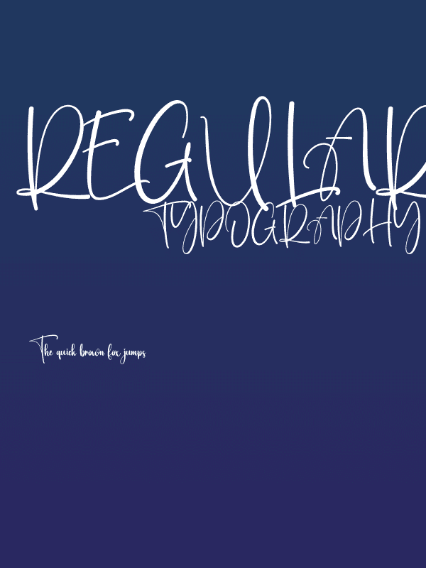 Regular1 Poster