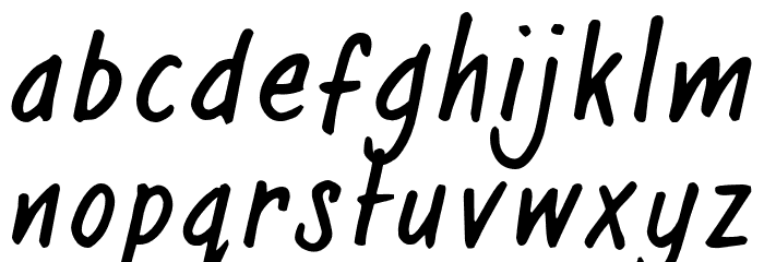 RegularJoe Font LOWERCASE