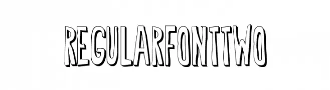 RegularfontTwo  les polices de caractères gratuit tlcharger
