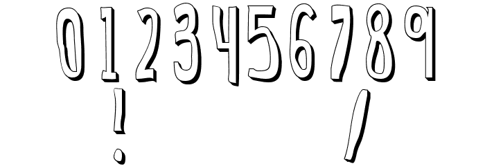 RegularfontTwo Font OTHER CHARS