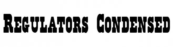 Regulators Condensed  Descarca Fonturi Gratis