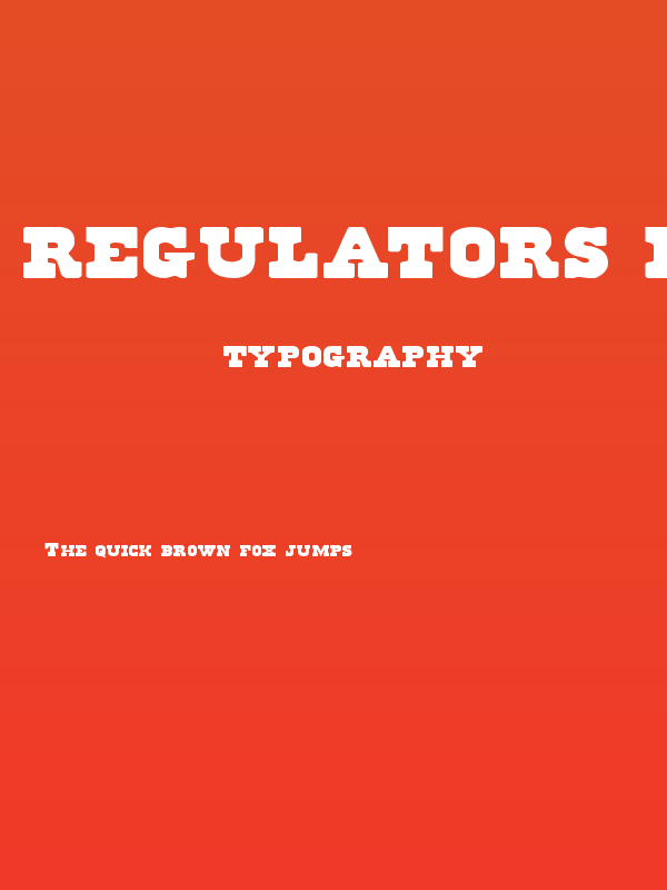 Regulators Expanded Poster
