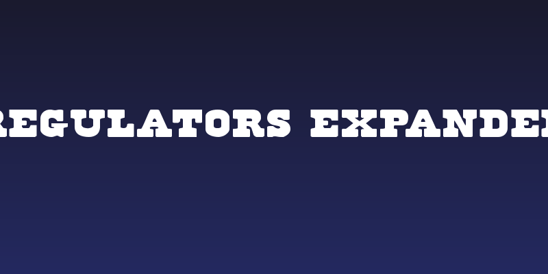 Regulators Expanded Social Header