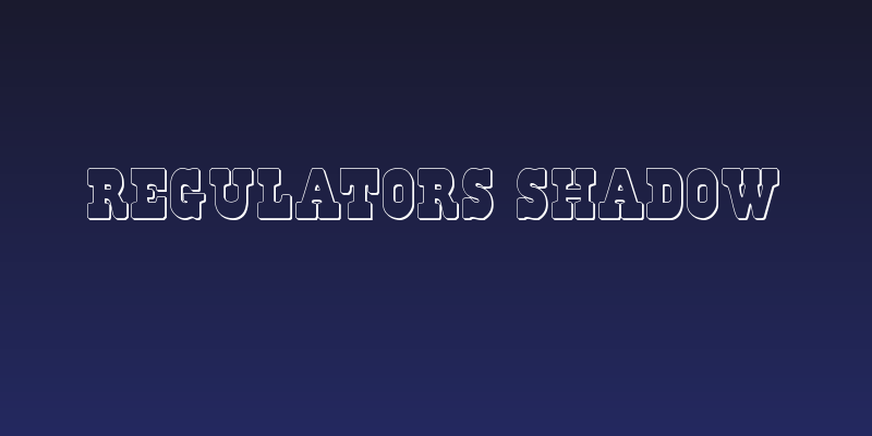 Regulators Shadow Social Header