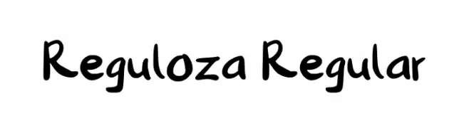 Reguloza Regular  Descarca Fonturi Gratis