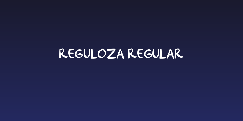 Reguloza Regular Social Header