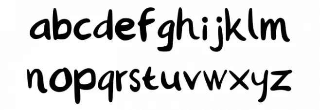 Reguloza Regular Font LOWERCASE