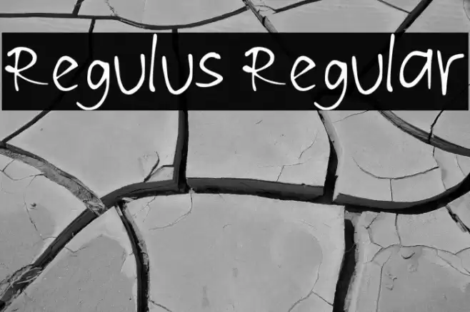Regulus Regular Font examples