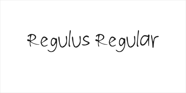 Regulus Regular Logo