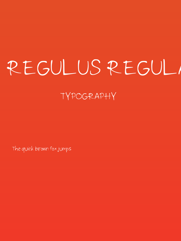 Regulus Regular Poster