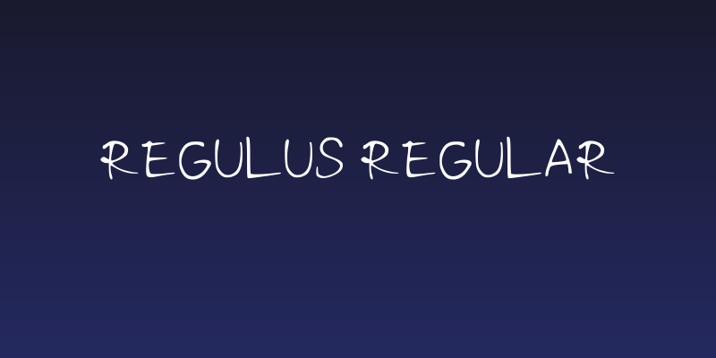 Regulus Regular Social Header