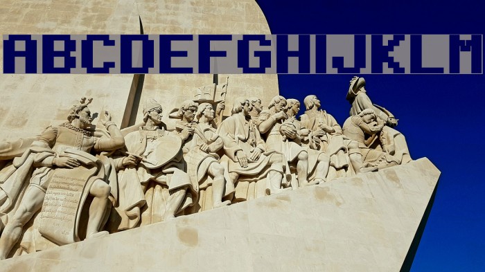 Regupix Bold Font examples