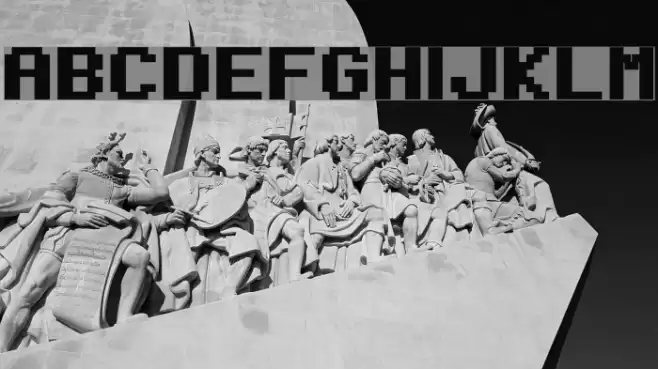 Regupix Bold Font examples