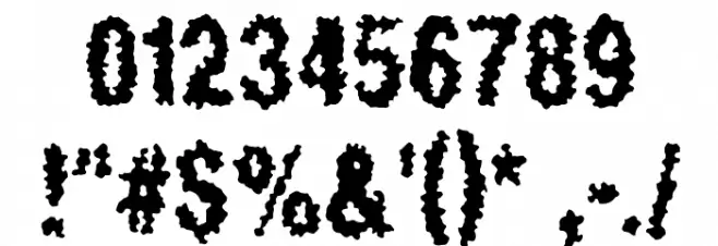 Regurgitation Font OTHER CHARS