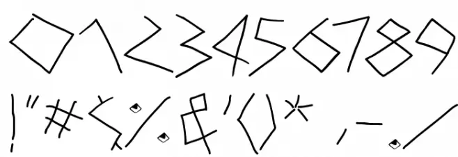 Rehacles-Light Font OTHER CHARS