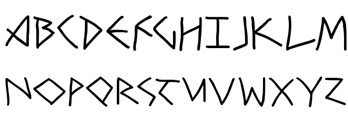 Rehacles-Medium Font LOWERCASE