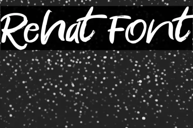 Rehat Font examples