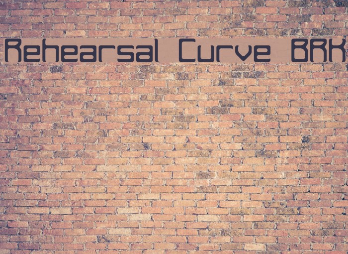 Rehearsal Curve BRK Example 1
