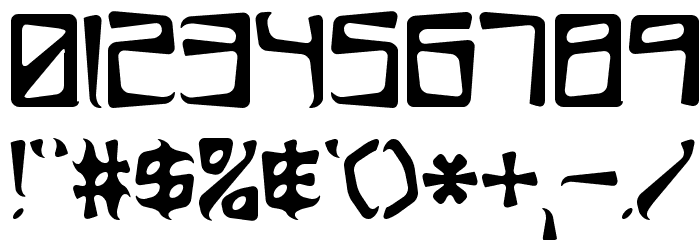 Rehearsal Offset BRK Font OTHER CHARS